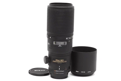 Nikon AF Micro NIKKOR 200mm f4 D ED Lens with Hood #47043 - Image 1 of 4