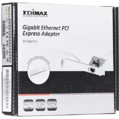 Gigabit PCI Express Ethernet LAN Network Interface Adaptor Edimax EN-9260TX-E - Image 1 of 4