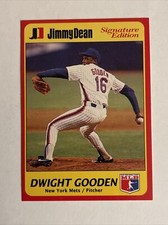 1991 Jimmy Dean Signature Edition Base Dwight Gooden 25