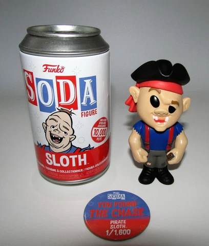 FUNKO SODA VINYL FIGURE THE GOONIES CHASE PIRATE SLOTH 1/1600 MADE NEW Cover