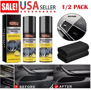 Dashboard Cleaner For Car Interior 100ml Detailing Car Wax Polish Detailer US - Picture 1 of 21