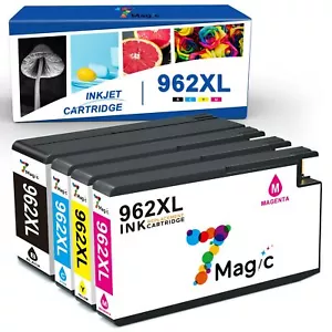 4-pak atramentu 962xl do HP Officejet Pro 9012 9014 9015 9016 9027 9028 9029 902x - Zdjęcie 1 z 6