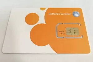 AT&T 73057 SIM-Karte 4G brandneu - Bild 1 von 2