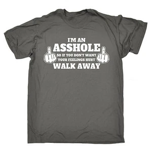 Funny T Shirt Im An Asshole Walk Away T-SHIRT tee rude offensive Gift Gifts - Picture 1 of 9