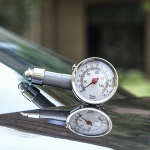 100 PSI High Accurate Auto Dial Tire Gauge Pressure Guage Car Bike Truck Tester - Picture 1 of 10