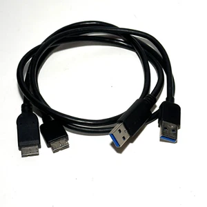 Cable USB 3.0 Micro B Seagate Backup Plus Delgado Disco Duro Externo Portátil HDD - Imagen 1 de 6