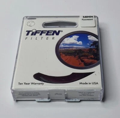 Genuine Tiffen 58mm FL-D Glass Lens Filter 58 mm Fluorescent FLD FL-Day - Image 1 of 4