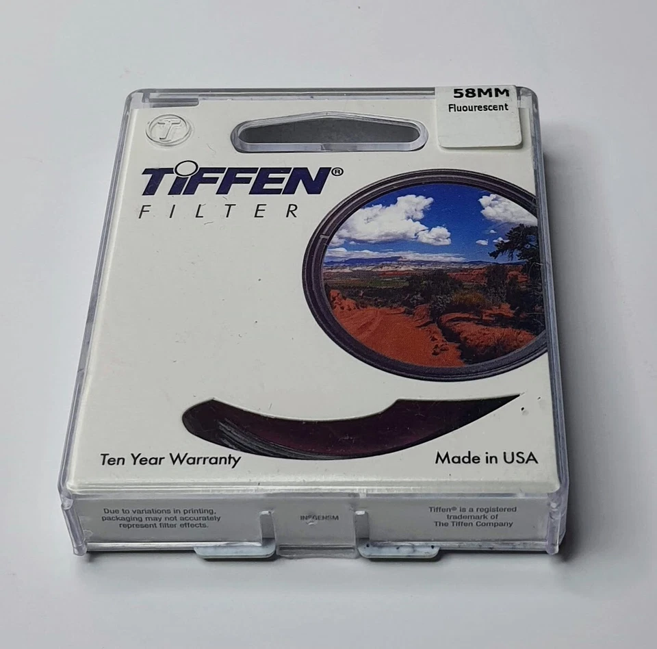 Genuine Tiffen 58mm FL-D Glass Lens Filter 58 mm Fluorescent FLD FL-Day - Image 1 of 4