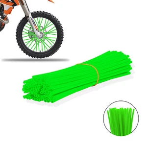 72Pcs Motorcycle Dirt Bike Spoke Skins Covers Wraps Wheel Rim Guard Protector - Picture 1 of 16