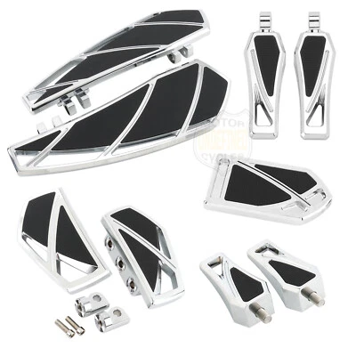 Footpeg Floorboards Brake Pedal Shifter Peg For Harley Touring Road Street Glide - Image 1 of 4