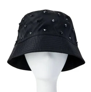 Madden NYC Damen Fischerhut Floppy schwarz Nieten - Bild 1 von 4