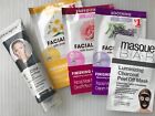 SpaScriptions Charcoal Gel Face Mask 5 oz and 4 Facial Mask Pouches-Assorted New