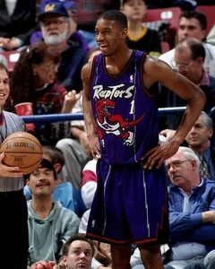 Foto de baloncesto de la NBA Tracy McGrady Mid Game Toronto Raptors 8x10 - Imagen 1 de 1
