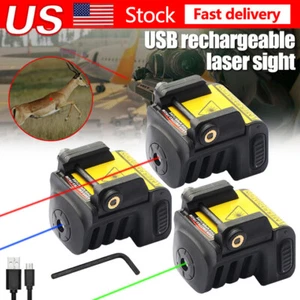 Red/Green Rechargeable Laser Sight For Walther: PPQ, P99, PPS, PPX, PK380 US - Picture 1 of 14