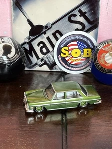Hot Wheels Real Riders 1972 Mercedes Benz 280 SEL 4.5 Green Diecast USED NM Cond - Picture 1 of 11
