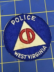 Parche uniforme de defensa civil de la Segunda Guerra Mundial, policía, Virginia Occidental - Imagen 1 de 5
