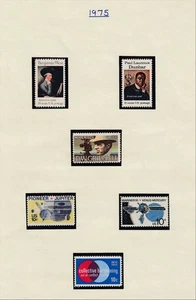 1975 COMPLETE YEAR SET MNH U.S. Commemorative POSTAGE STAMPS - Picture 1 of 4