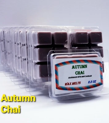 AUTUMN CHAI - La cera de vela Bath & Body Works se derrite - $6 por paquete Foto 1 de 4