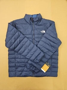 Mens The North Face Minoqua Flare II Insulated 550-Down Puffer Jacket Navy Large - Picture 1 of 5