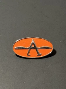 Vintage Buchstabe "A" Luftfahrt bezogen orange Pin - Bild 1 von 9