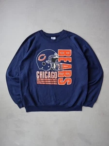 Vintage 80s Chicago Bears Garan Crewneck Sweatshirt Size M/L Raglan NFL Made USA - Bild 1 von 5