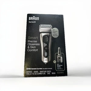 Braun Series 8 SMART 4+1 Shaving Kit w/ Smart-Care Center 8567cc. NOB See Photos - Picture 1 of 6