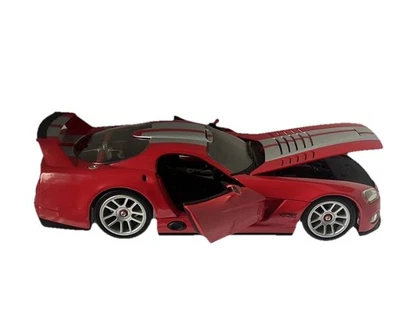 Hot Wheels 1:18 Dodge Viper GTS-R Red Silver Stripes Diecast - Image 1 of 4
