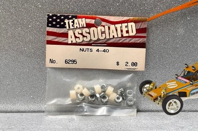 Team Associated RC10 1:10 Nuts 4-40 #6295 FACTORY SEALED NEW - Image 1 of 2