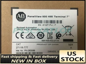 Allen-Bradley 2711R-T7T PANELVIEW 800 7-INCH HMI TERMINAL AB 2711RT7T Fast Ship - Picture 1 of 3