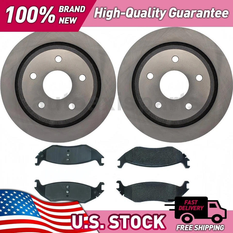 Kit de actualización de freno de disco de piezas traseras centradas para Dodge Durango 2004-2009 Foto 1 de 1