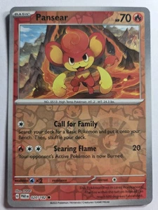 Pansear 020/182 PAR SV04: Paradox Rift Common Reverse Holo NM Pokemon TCG - Bild 1 von 2