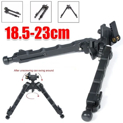 MARKENLOS Gewehr Zweibein Beine Rückkehr Bipod 6- 9 Zoll Zweibein flach einstellba DHL