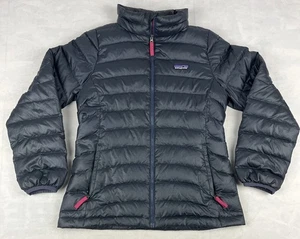 Patagonia Down Sweater Jacket Girls XL Blue Puffer Coat Winter Warm Youth - Picture 1 of 7