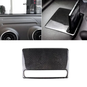 Cubierta de panel GPS de navegación interior de fibra de carbono para Audi A3 8V 2012-2017 - Imagen 1 de 9