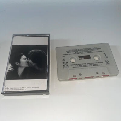 JOHN LENNON YOKO ONO Cassette Tape DOUBLE FANTASY 1980 Rock Pop Rare - Image 1 of 4