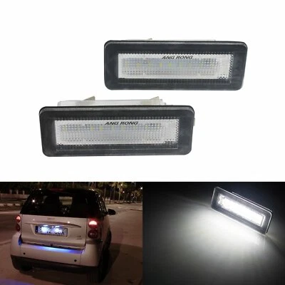 Für 07-15 Smart Fortwo Coupe W451 LED Kennzeichenleuchte Kennzeichenbeleuchtung - Bild 1 von 4