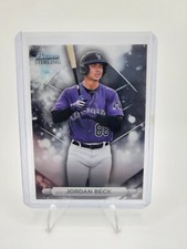 2023 Bowman Sterling #BSP-83 Jordan Beck Rockies Prospect Base