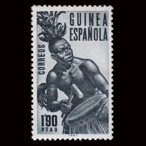 GUINEA.1953.Día Sello.1,90p.Nuevo** Edifil 329 - Imagen 1 de 2