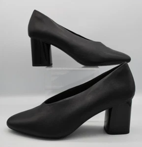 M&S Insolia Soft Padded Real Leather Block Heels- Woman's UK 7 - Picture 1 of 6