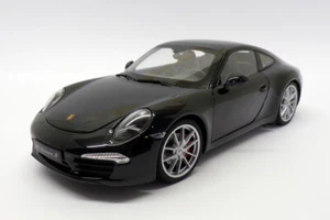Welly 1/18 Scale Diecast 18047W - Porsche 911 Carrera S - Black - Picture 1 of 6