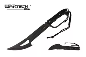 15,5 Zoll taktischer Zombie-Killer Equlizar Jagd Machete schwarz Knöchelgriff - Bild 1 von 1