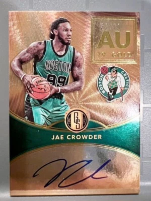 2016  Panini AU 79 Gold Jae Crowder Boston Celtics Auto /79 #AU-JAE From Japan - Image 1 of 4
