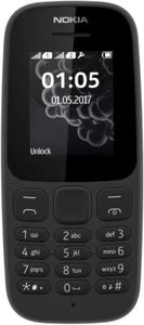 Box Open Nokia 105 Dual SIM 2019 - Unlocked Basic Phone - Long Battery - Elderly - Afbeelding 1 van 4