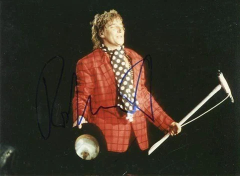 Rod Stewart ROCK SINGER autograph, signed photo Cover