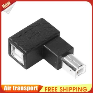 USB 2.0 Type B Male to Female Adapter Right Angled for Printer (Up) - Picture 1 of 8
