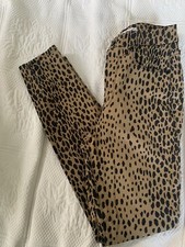 Good American women SZ 6/28 Good Legs Skinny Animal Leopard Jeans Pant