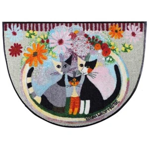 Rosina Wachtmeister Famiglia con fiore halbrund Fußmatte 60x85 cm Türmatte - Bild 1 von 8