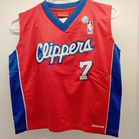 Reebok Lamar Odom Los Angeles LA Clippers Jersey Children's SZ S Basketball NBA Cover