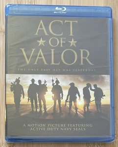 Act of Valor (Blu-Ray, 2017) Roselyn Sanchez, Jason Cottle, New Sealed - Foto 1 di 2