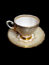 Vintage Tuscan Light Pink and Gold Tea Cup & Saucer 89814